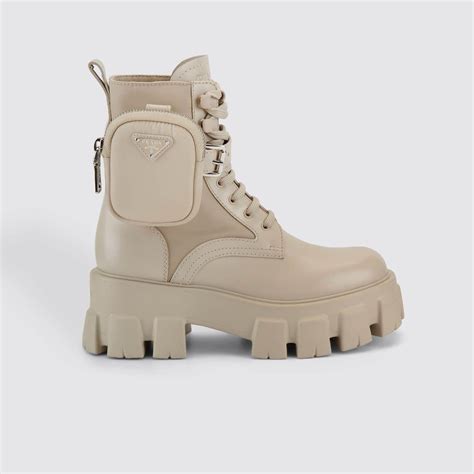 prada beige boots|Prada.